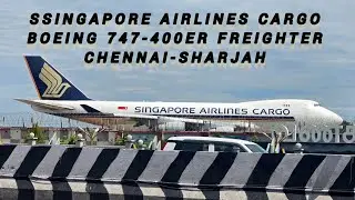 SINGAPORE AIRLINES CARGO BOEING 747-400ER FREIGHTER JUMBO JET TAKEOFF