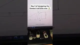 Day 2 of designing a mountain bike #bike #design #dream #engineering #mtb #mechanic #cad #fusion360