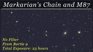 [EP.40] Image Processing of Markarian's Chain and M87 by Siril under Bortle 9 Skies