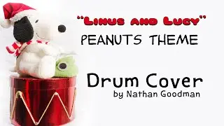 Linus and Lucy Theme - Peanuts Piano Song | Drum Cover
