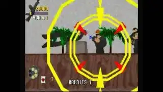 Virtua Cop 1 Stage 3 Sega Saturn (Actual Hardware)