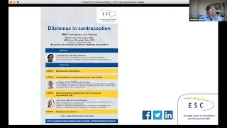 ESC Webinar: Dilemmas in contraception
