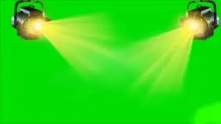 Dj light effect disco light animation light green screen video.
