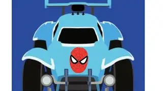How to make a SPIDER-MAN car in ROCKET LEAGUE