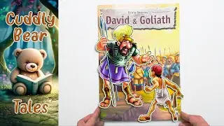 🧸📒David and Goliath: Learn How to Overcome Giants in your Life | READ ALOUD Bible Stories for Kids