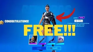 How To Get Galaxy Khari Skin (Galaxy Cup) FREE In Fortnite! (Unlock Khari Bundle) FREE Galaxy Khari