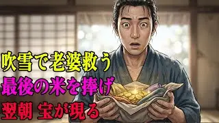 貧しい青年が吹雪の中で気絶した老婆を救い、宝の贈り物を受け取った ｜野談｜伝説｜昔話｜説話｜民話