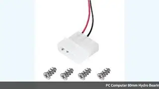 En Labs PC Computer 80mm Hydro Bearing 20dBA Ultra Silent Case Fan Heatsink Cooler Cooling,8CM Fa...
