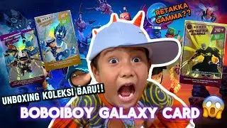 UNBOXING KOLEKSI BOBOIBOY GALAXY CARD TERBARU!! ADA RETAKKA GAMMA??! 😱🔥🔥🔥 #boboiboy 