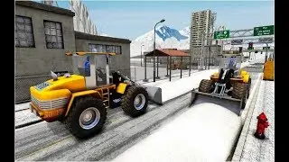 Snow Excavator Crane Simulator | Excavator Games | Android GamePlay | Top Galaxy Game