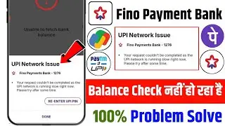 UPI network issue in phonepe | upi network issue in phonepe fino payment bank | upi network issue |