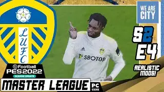PES 2022 | DOKU THE DEMON OF SPEED! | S2 E4 | (PC) LEEDS UNITED MASTER LEAGUE