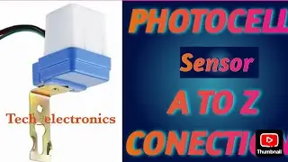 Photocell sensor a to z conection #electrical #sensor #electrician @Tech_electronics_007