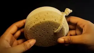 Dry ripping bath sponge 🏝️ || ASMR SPONGE RIPPING 