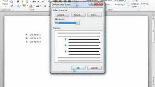 Word 2010 Tutorial Formatting Bullets and Numbering Microsoft Training Lesson 15.2