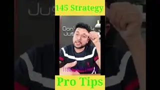 145 Strategy  Pro tips Nasir Sir..Baap of Chart