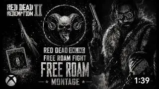 Red dead redemption 2 [ONLINE) FREE ROAM FIGHT Montage, Using Paint it Black deadly player MXRDER