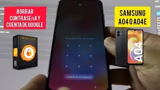 Format and unlock the screen with password and FRP on Samsung A04 or A04e with MTK preloader