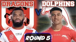 St George Illawarra Dragons vs Redcliffe Dolphins | NRL ROUND 5 | Live Stream Commentary