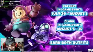 Retro reacts to Ratchet & Clank in Fall Guys