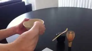 How to wipe the tea bowl