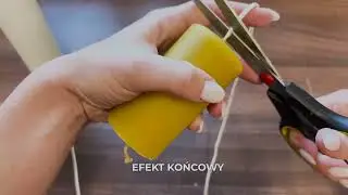 Jak robić świece z wosku pszczelego z formami silikonowymi Łysoń – instrukcja krok po kroku