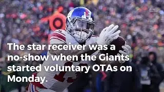 Beckham Skips First Day Of Giants OTAs