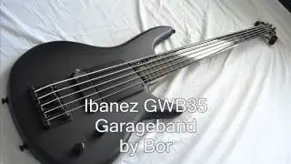 Bor playing the Ibanez GWB35