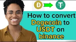 How to convert dogecoin to Usdt on binance (2024) !