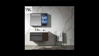 WAHKIT ~PIY PAINT-FREE PLYWOOD BATHROOM CABINET#wahkitsanitary.com #businesspage #sanitaryware