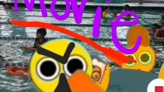 Sunny finds a snail in the pool