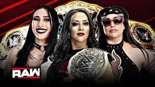Stephanie Vaquer vs Rhea Ripley vs Raquel Rodriguez Full Match WWE RAW Highlights