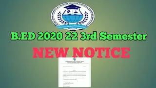 B.ed 2020 22 New notice