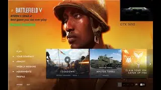 Battlefield 5 / V | GTX 1650 |  - 1080p High settings [Must play game]