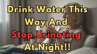 Drink Water This Way and Stop Nighttime Urination &ndash; 5 Good Drinking Habits Doctors revealed