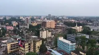 Aerial view of Sylhet City
