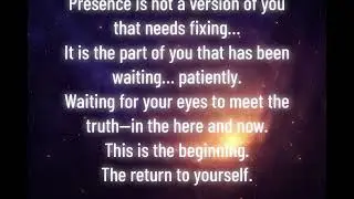 Return to Presence | A 5-Minute Visual Meditation for Grounding & Self-Awareness