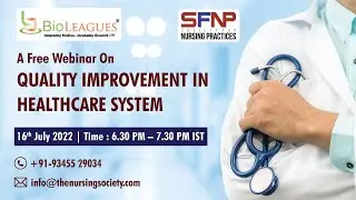 A Free Webinar On Quality Improvement in Healthcare System