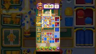 Royal Kingdom match 3 puzzle game solutions - No boost - level 54