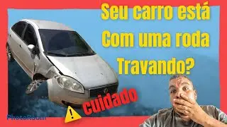 Carro Travando Uma Roda