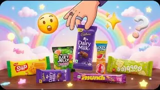 SATISFYING Chocolate Unwrapping ASMR 🍬☁️ Magical Candy World | Munch, Lollipops & Cake 🍰