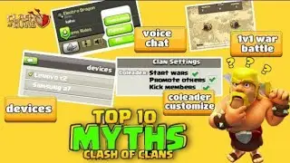 Top 8 Mythbusters in CLASH OF CLAN|Coc myth#01|Clash of clan mythbuster 2020