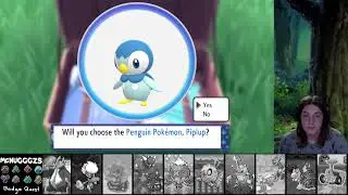 BDSP Shiny Piplup after 7814 total resets & TWO uncatchable Starlys