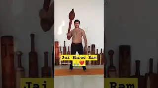 #motivation #workout #martialarts #fitness #hanuman #gada #jaishreeram #ram #desi 💪🦍 𓌉