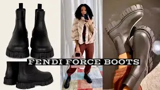 FENDI BOOTS REVIEW  / FENDI FORCE BOOTS UNBOXING / LUXURY UNBOXING / MABEL IN HAMBURG