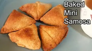 Mini Dry Samosa | Baked Samosa | No frying recipe | मिनी समोसा बनायें झटपट अपने घर में | Philips OTG