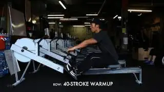 40-Stroke Rower Warmup (Pick Drill)
