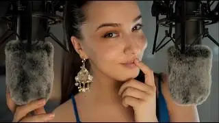 ASMR Deep Ear Attention to Put You to Sleep (ear to ear, fluffy mic touching, whispering)