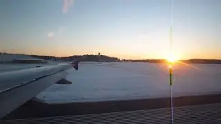 WizzAir Airplane Take Off - G&ouml;teborg City Airport (Sweden)