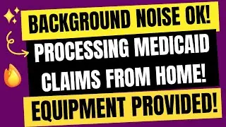 Background Noise Ok! Introvert Friendly Remote Job Weekly Pay - Processing Medicaid Claims From Home